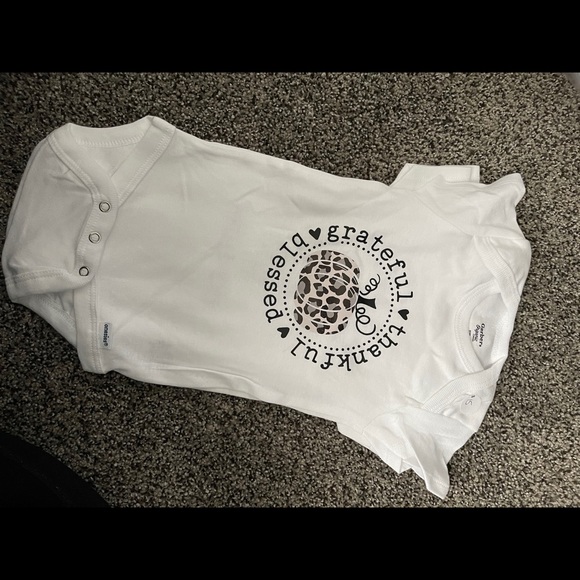Grateful, thankful, blessed onsie - Picture 2 of 2